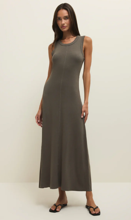 Z Supply Linden Slub Rib Maxi Dress