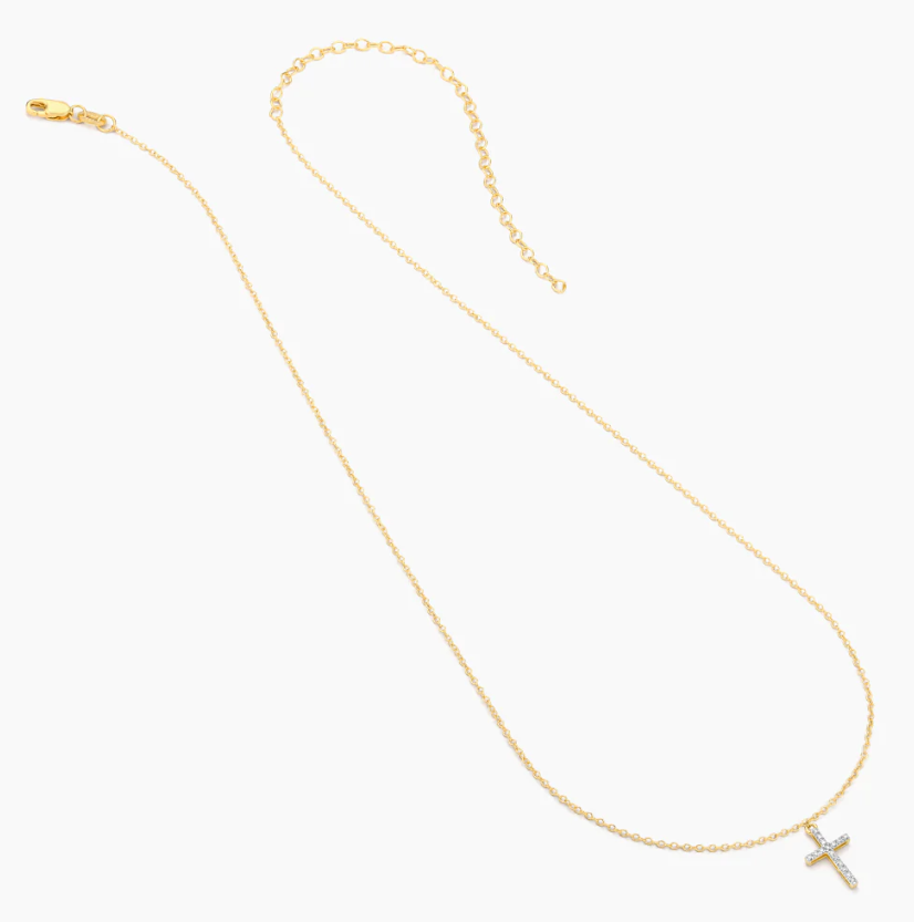 Ella Stein Believe Cross Pendant Necklace