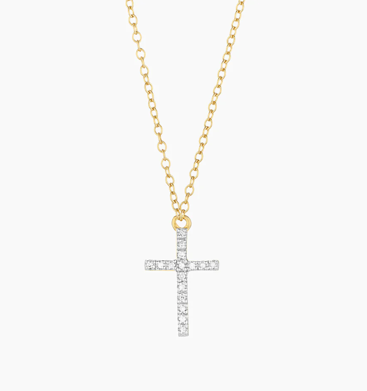 Ella Stein Believe Cross Pendant Necklace