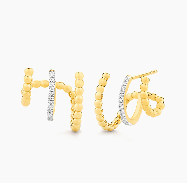 Ella Stein Chart Your Course Hoop Earrings