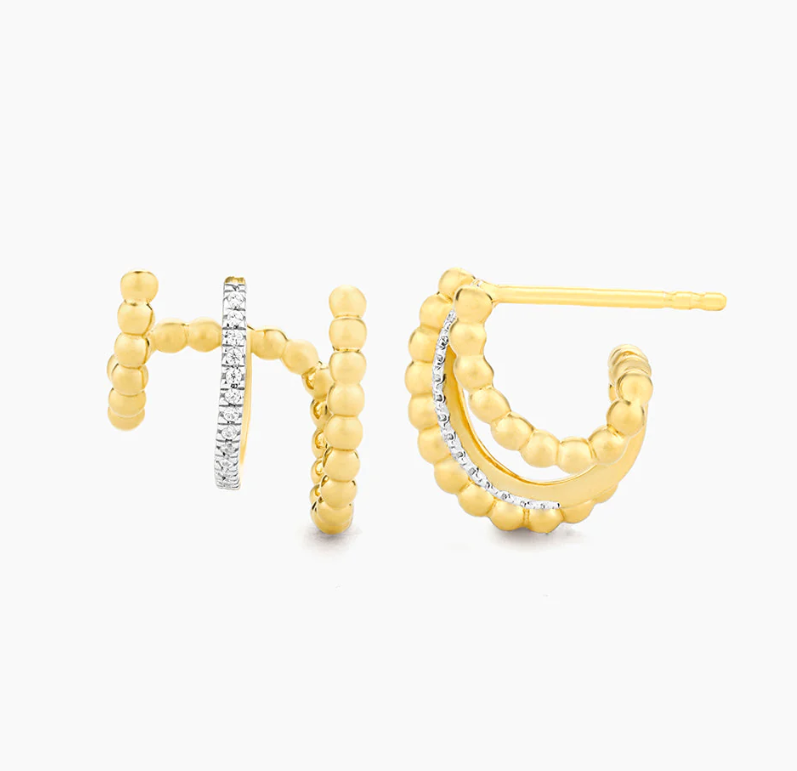 Ella Stein Chart Your Course Hoop Earrings
