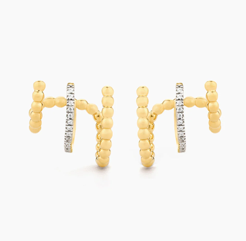 Ella Stein Chart Your Course Hoop Earrings