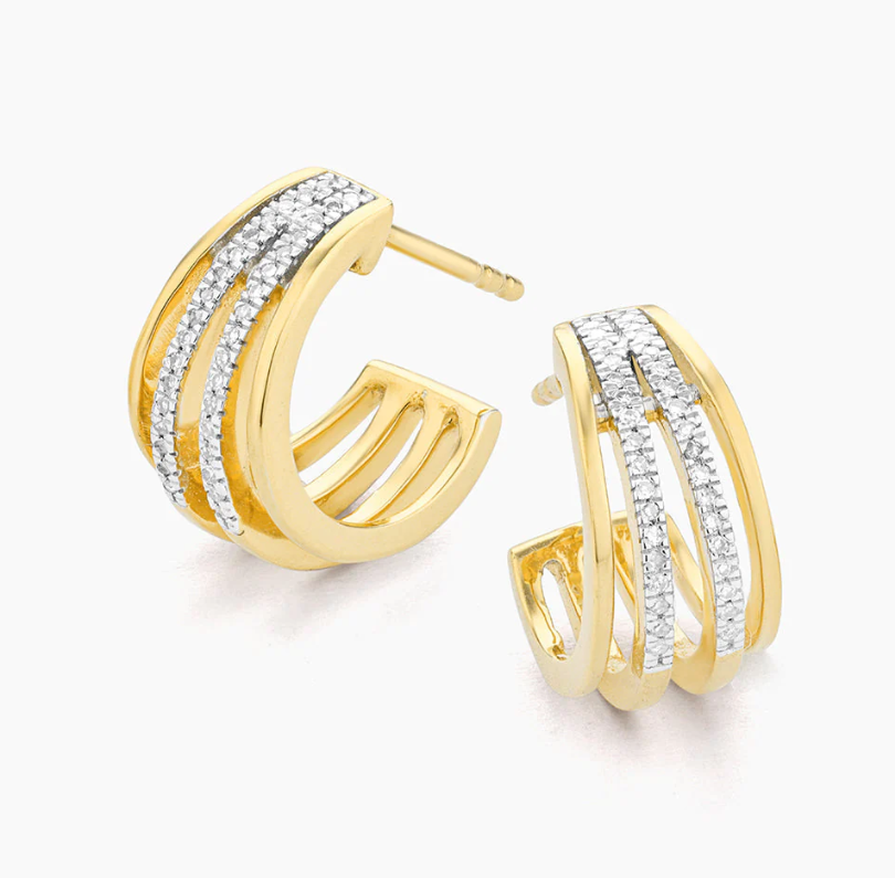 Ella Stein Wrap Around Huggie Earrings