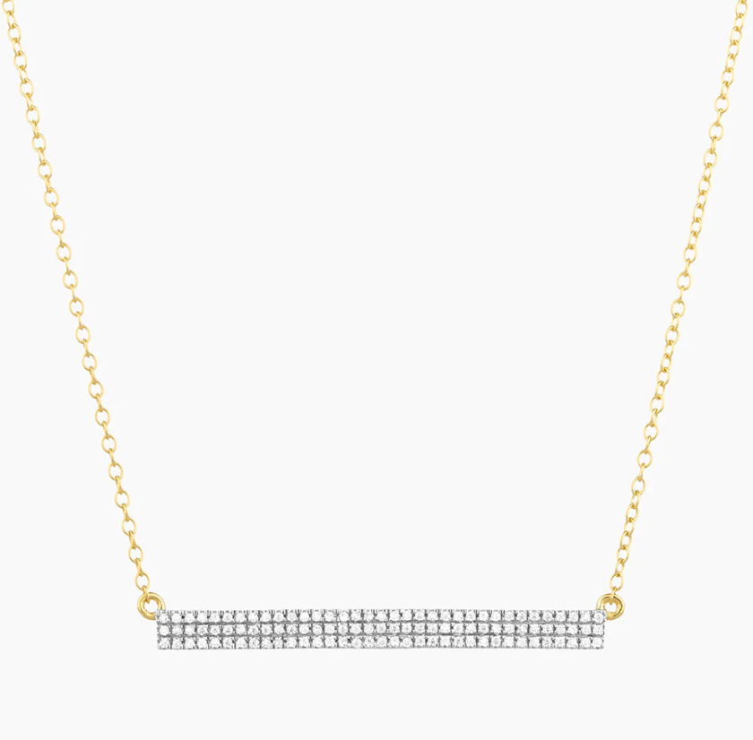 Ella Stein Tell Me Straight Pendant Necklace