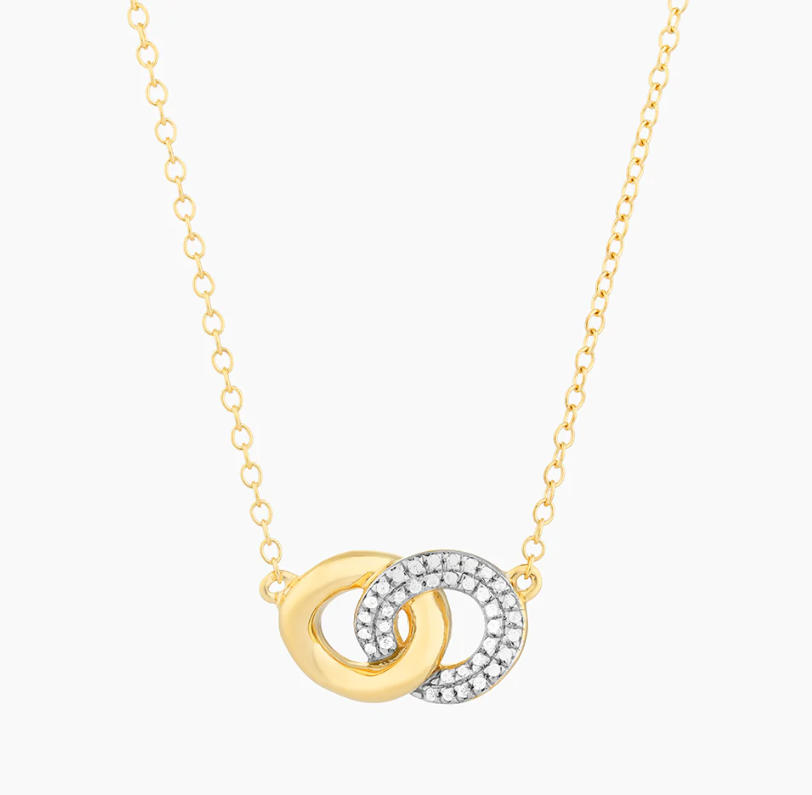 Ella Stein Entwined Discs Pendant Necklace