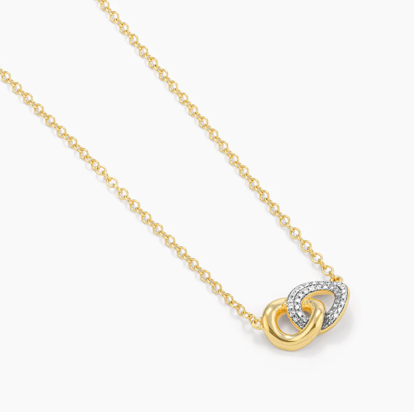 Ella Stein Entwined Discs Pendant Necklace