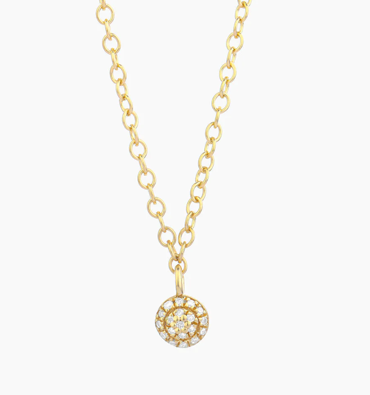 Ella Stein Small Circle Pendant Necklace