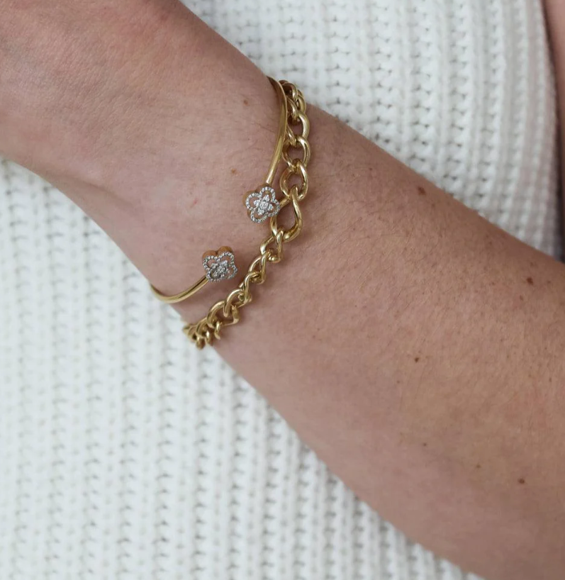 Ella Stein Wildflower Flexi Cuff Bracelet