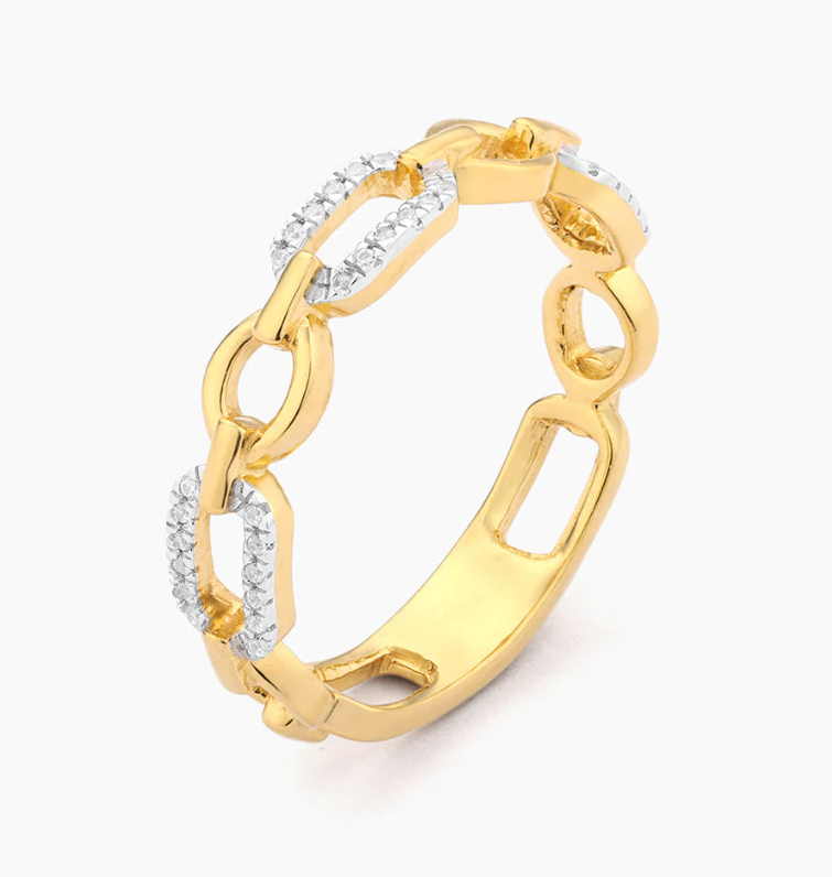 Ella Stein Linked Forever To You Stackable Ring