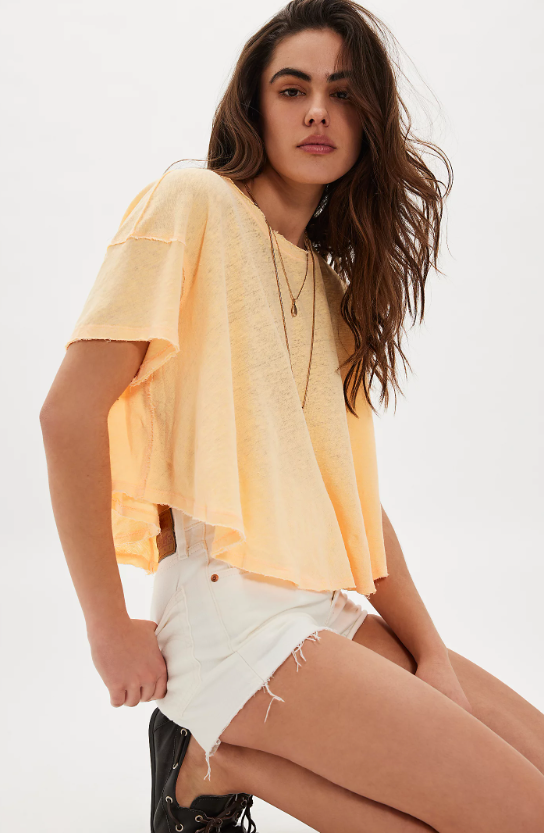 Free People Elsie Swing Tee
