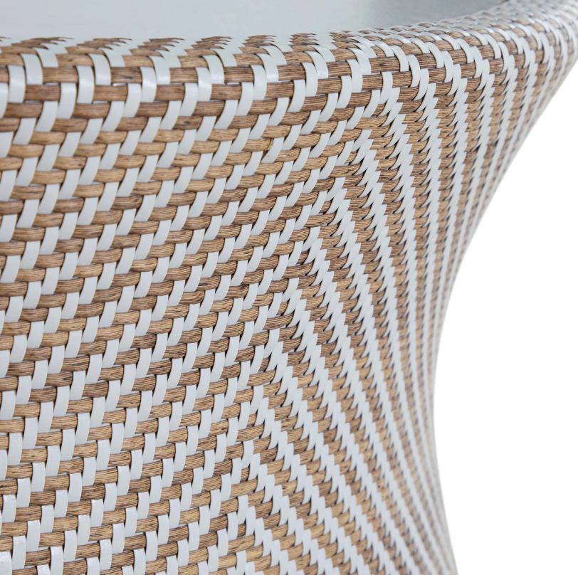Capri Wicker Round Outdoor Coffee Table