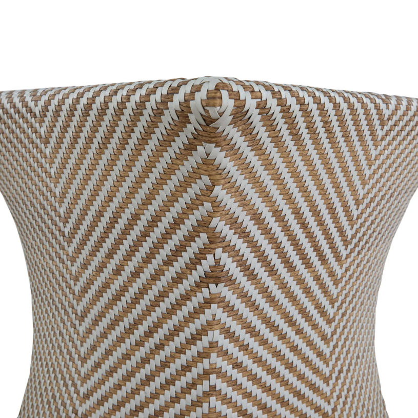 Capri Wicker Square Outdoor End Table