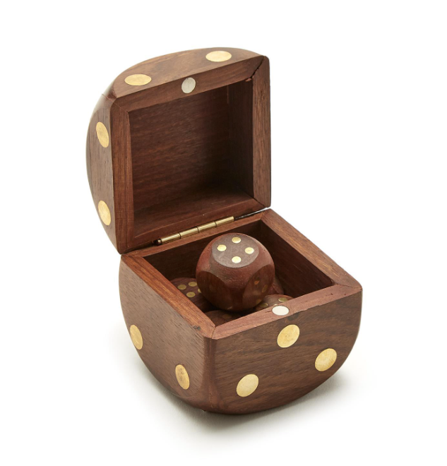Wood Dice Box Set