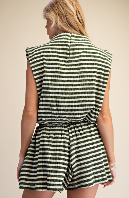 Haven Striped Bubble Top