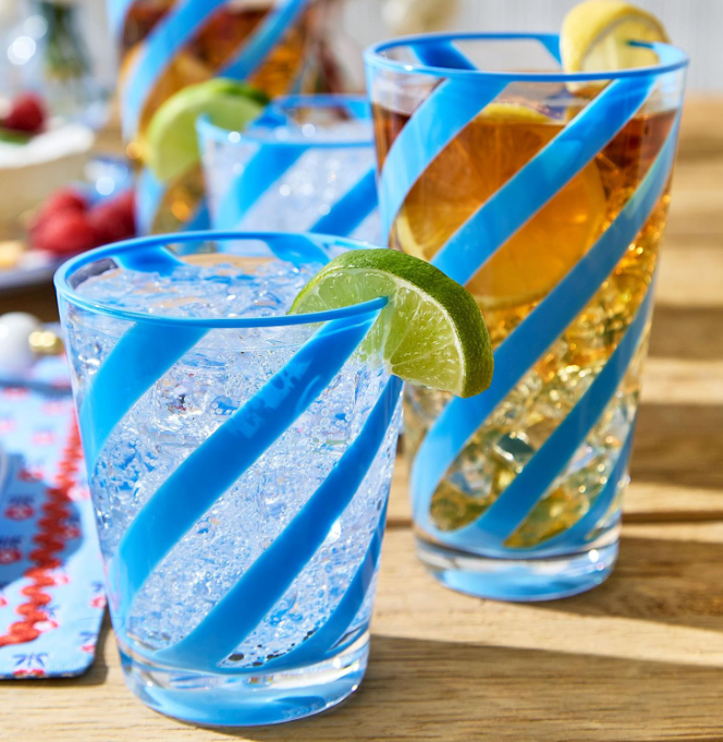 Lattice Drinking Glasses - Set of 4