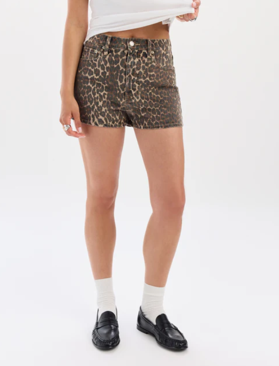 Daze Hotshot High Rise Micro Short - Cool Cat
