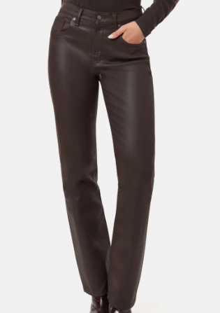Logan Coated Bootcut - Walnut