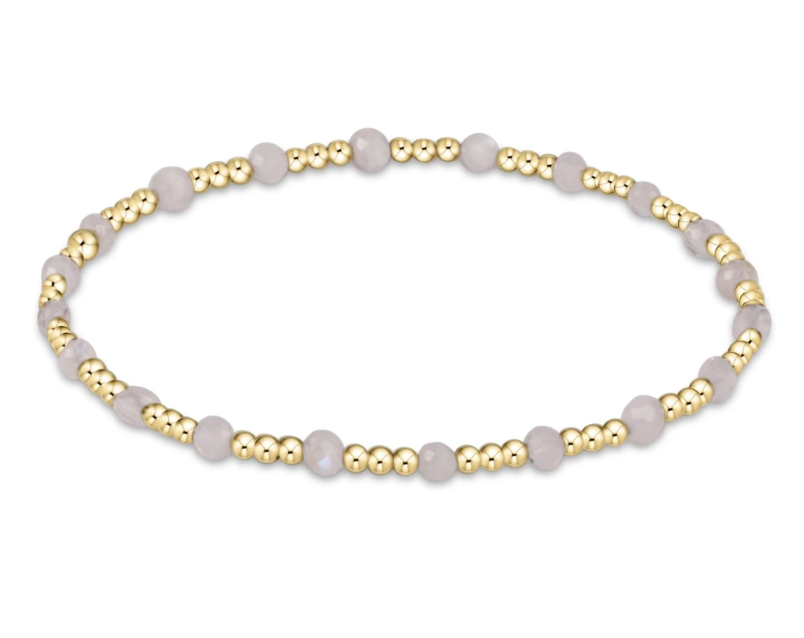 E Newton Sincerity Pattern Bead Bracelet - Gemstone