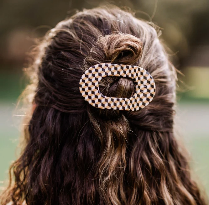 Teleties - Flat Round Hair Clip