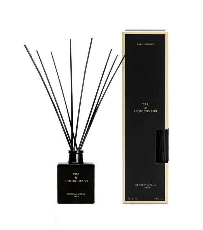 Cereria Molla Tea & Lemongrass Reed Diffuser