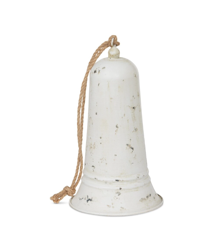 Carillon Antique White Metal Bell