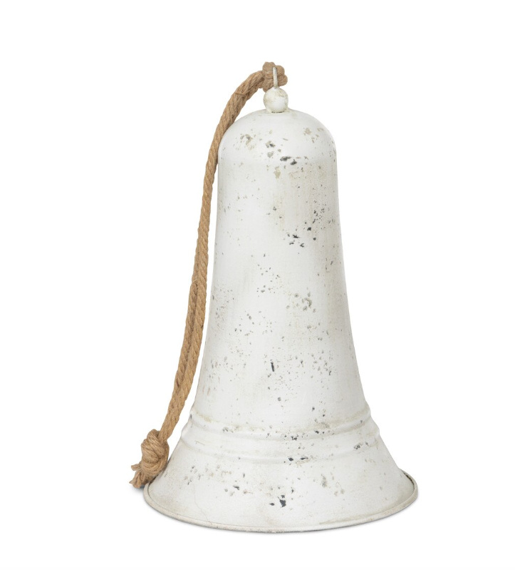 Carillon Antique White Metal Bell