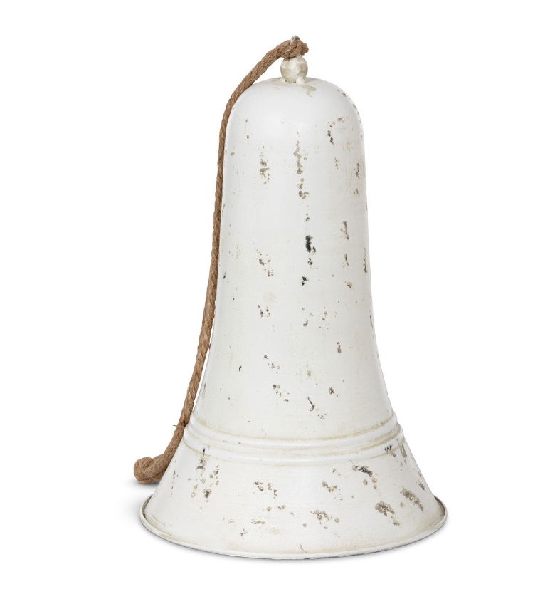 Carillon Antique White Metal Bell