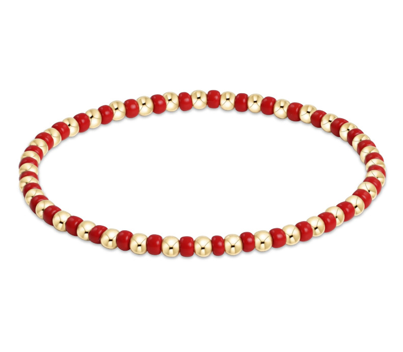 E Newton Hope Grateful 3mm Bead Bracelet