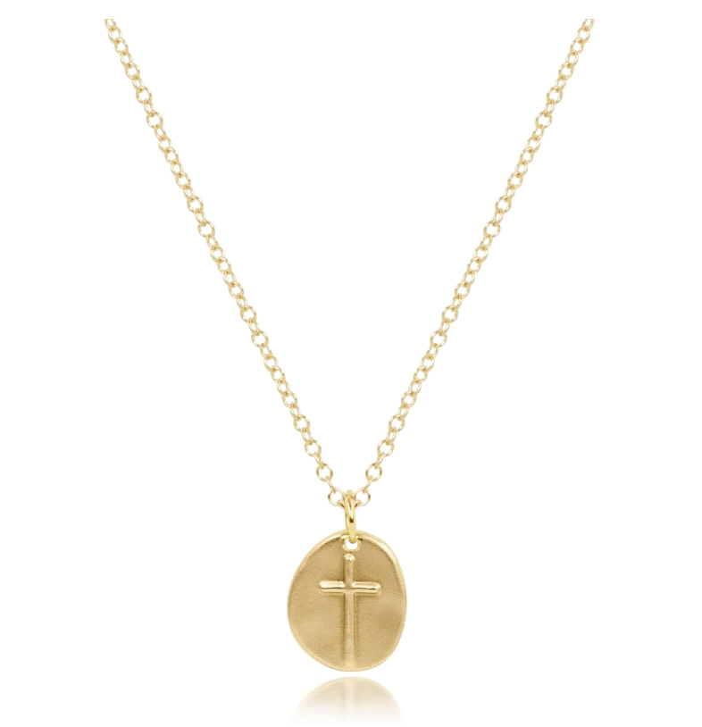 E Newton 16" Necklace Gold - Inspire Charm