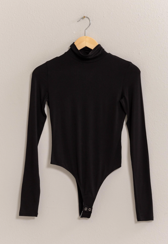 Mackenzie Turtleneck Long Sleeve Bodysuit - Final Sale 30% off in cart