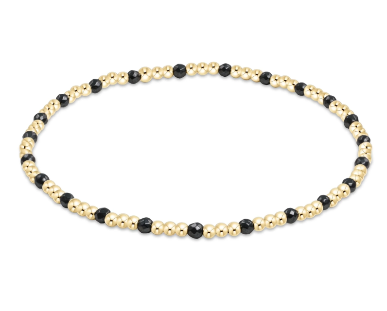 E Newton Sincerity Pattern Bead Bracelet - Gemstone