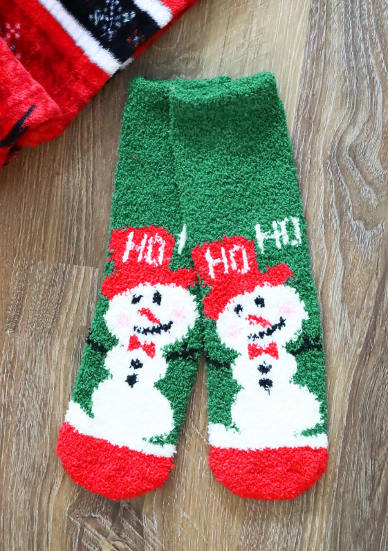 Holiday Fuzzy Socks