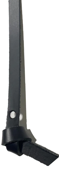 Frameless Leather & Steel Hanger