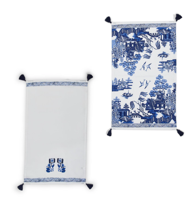 Chinoiserie Decorative Dish Towels - Set of 2