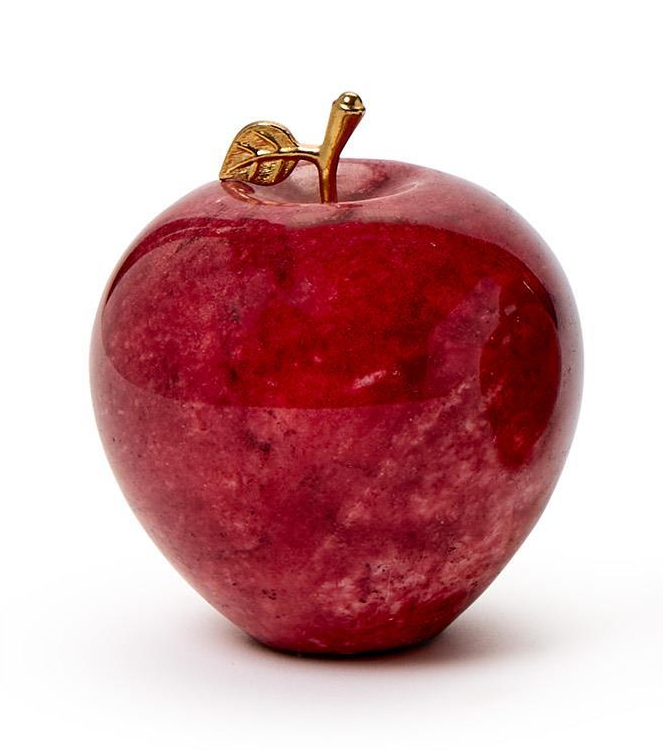Marble Apple Paperweight