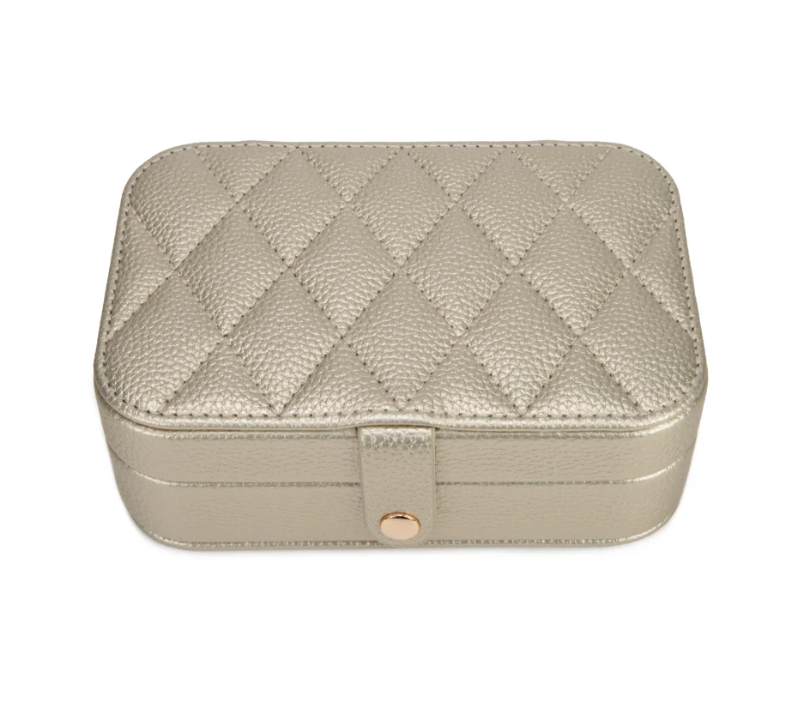 Quilted Travel Jewelry Organizer