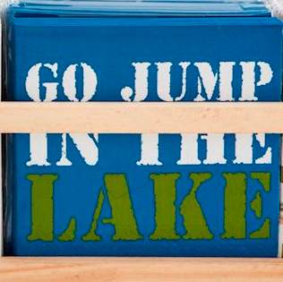 Lake Cocktail Napkins - 12 Pack