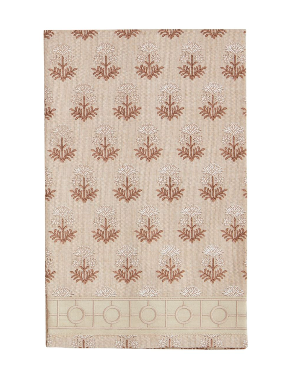 Block Print Ribbon Towel