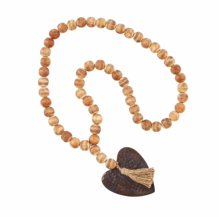 Tassel Wooden Decor Beads
