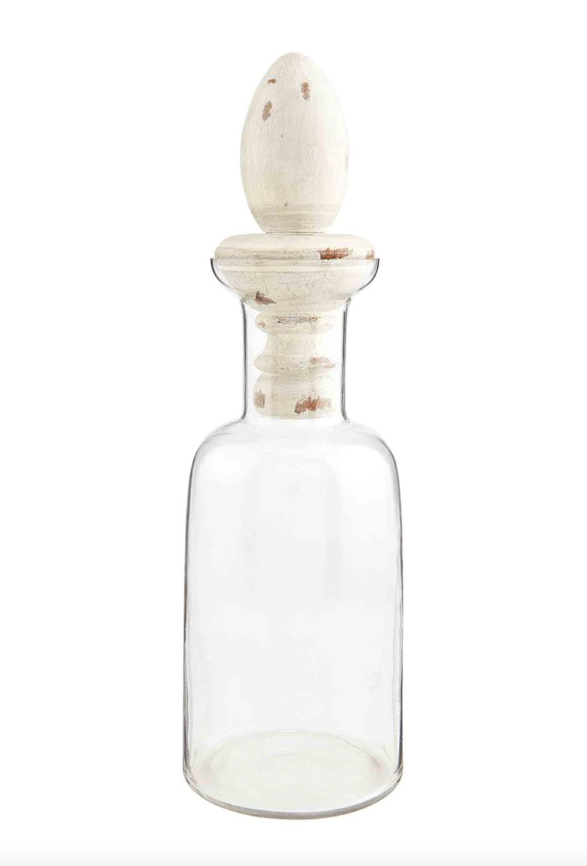 Mango Wood Finial Decanter