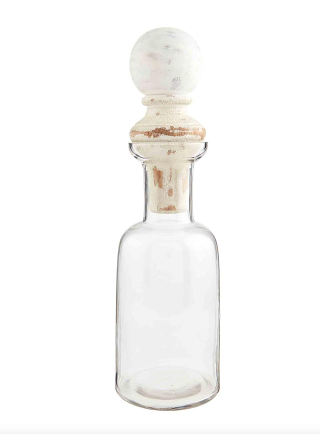 Mango Wood Finial Decanter