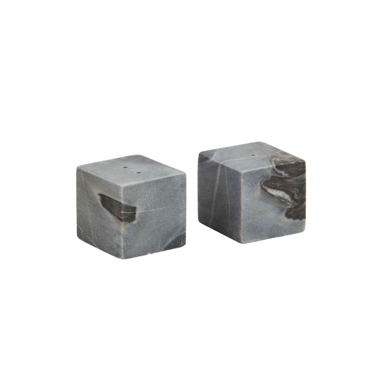 Marble Cube Salt & Pepper Shakers