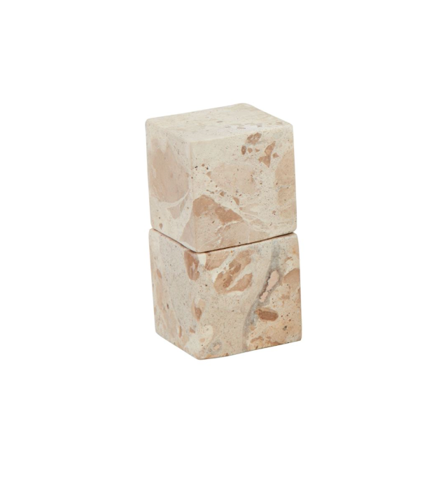 Marble Cube Salt & Pepper Shakers