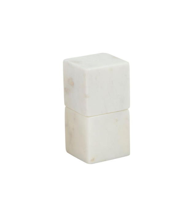 Marble Cube Salt & Pepper Shakers