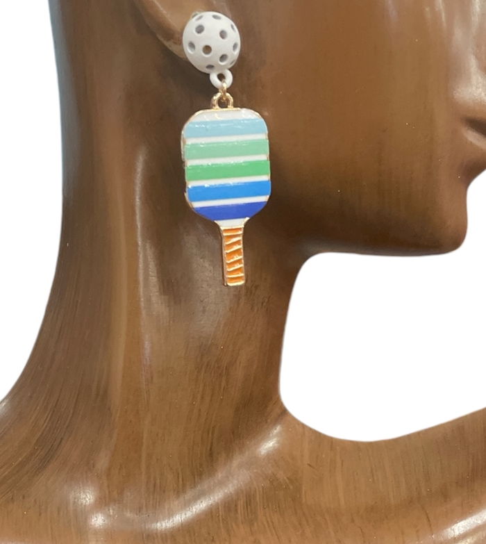 Pickleball Dangle Earrings