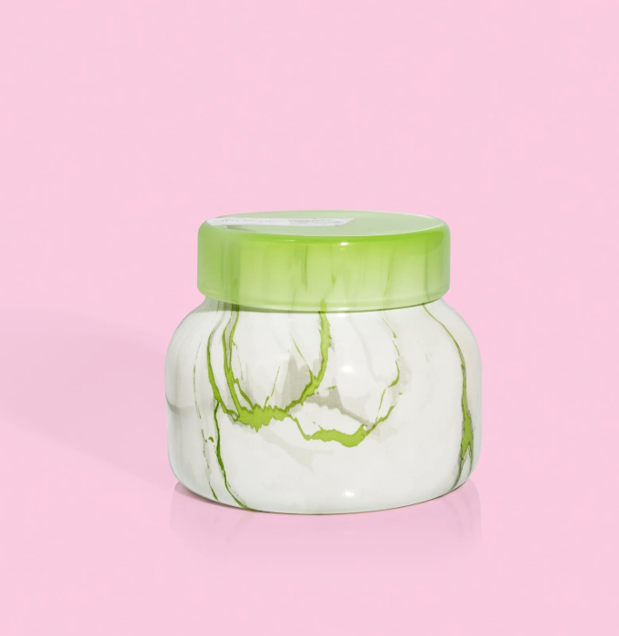 Capri Blue Honeydew Crush Marble Jar Candle