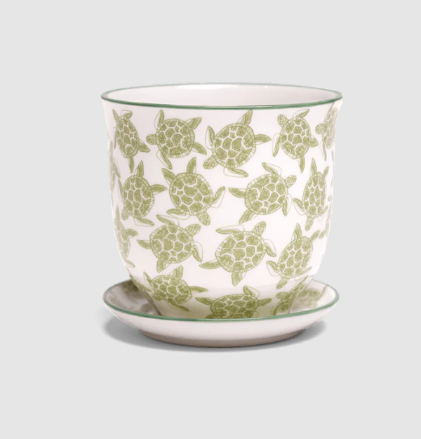 Liberte Porcelain Pot And Saucer Set