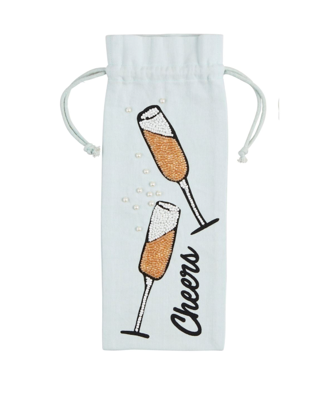 Beaded Wine Bag