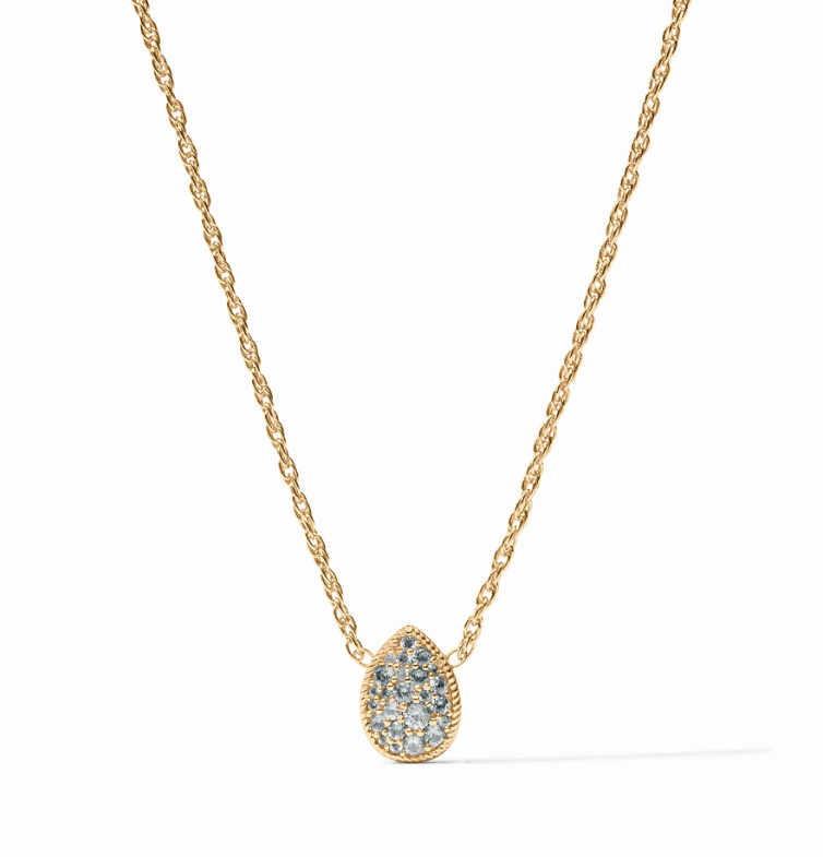 Julie Vos Birthstone Teardrop Delicate Necklace