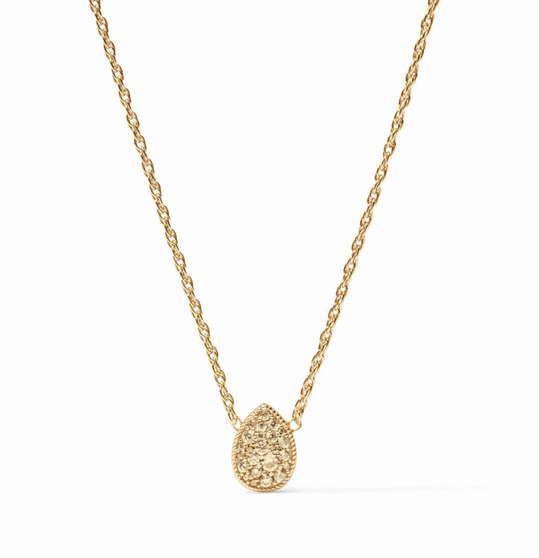 Julie Vos Birthstone Teardrop Delicate Necklace